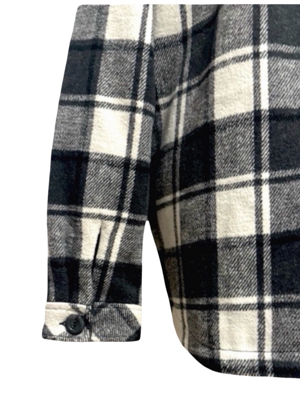 Garage Women’s Plaid Button-Up Coat. Size Large - Picture 6 of 11
